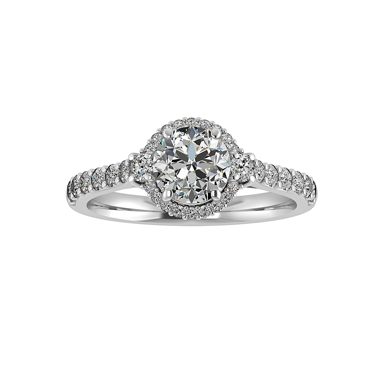 Annie Halo Engagement Ring